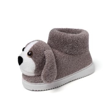 Dječje pamučne papuče s motivom psa, zatvorenim petama, kućne papuče, unisex