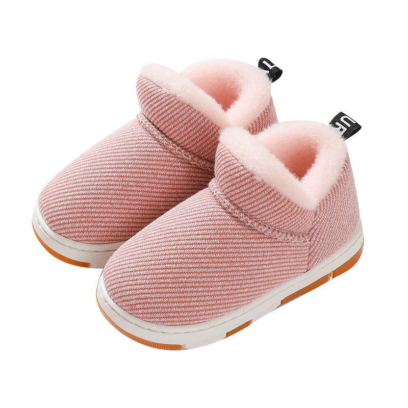 Dječje djevojačke zimske plišane papuče s debelom gumom, za djevojčice 4–16 godina, jesenji stil