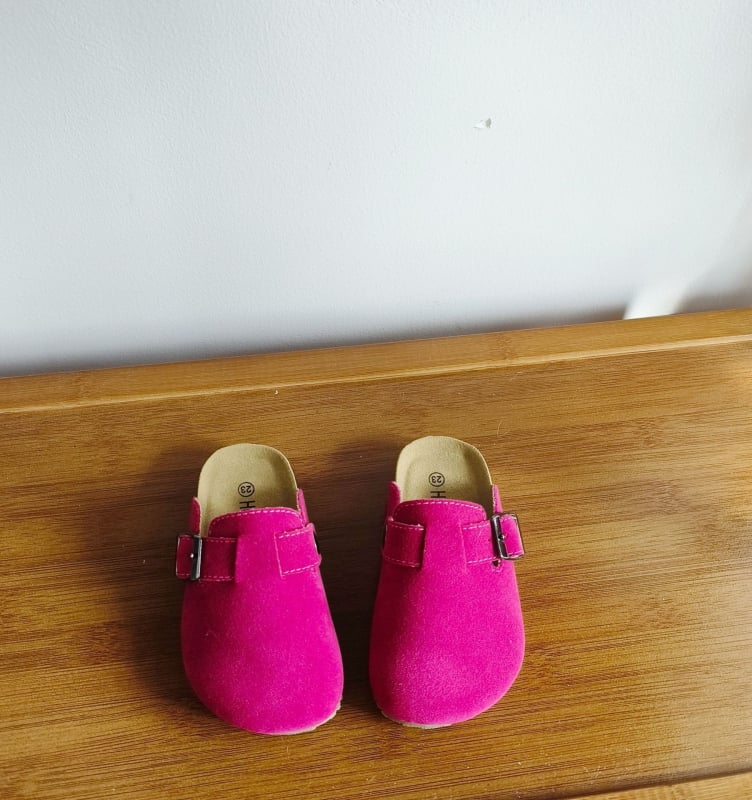 Dječje papuče od pluta, korejskog stila, zatvoren prst, slip-on, unisex, jesen–proljeće 2025