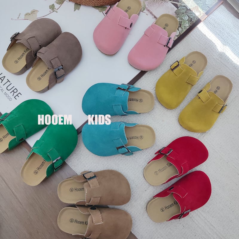 Dječje papuče od pluta, korejskog stila, zatvoren prst, slip-on, unisex, jesen–proljeće 2025