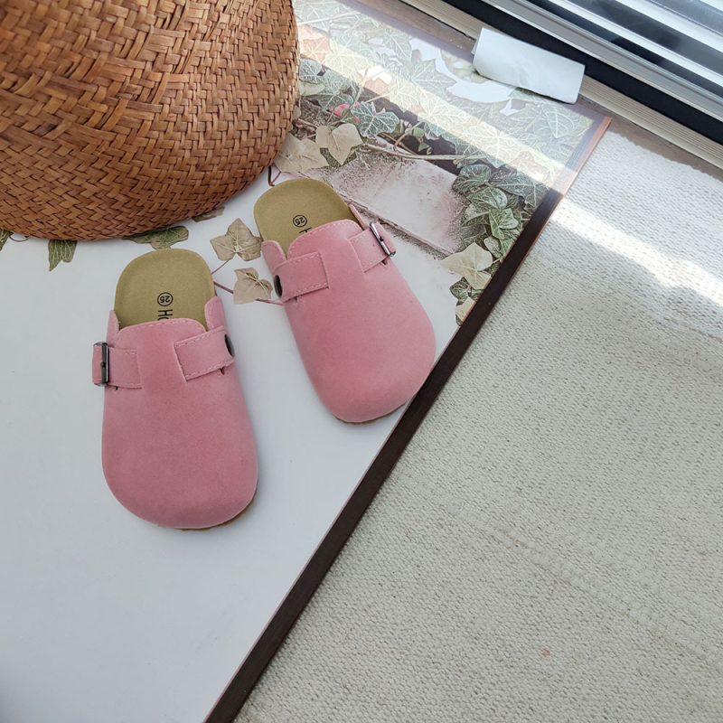 Dječje papuče od pluta, korejskog stila, zatvoren prst, slip-on, unisex, jesen–proljeće 2025