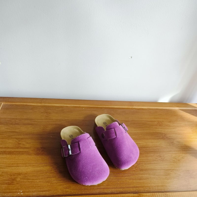 Dječje papuče od pluta, korejskog stila, zatvoren prst, slip-on, unisex, jesen–proljeće 2025