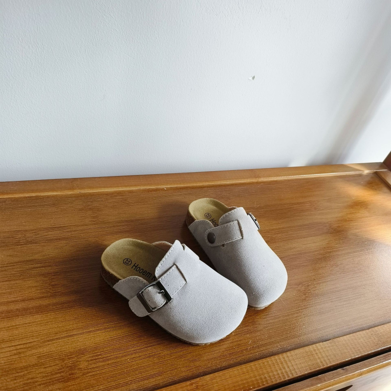 Dječje papuče od pluta, korejskog stila, zatvoren prst, slip-on, unisex, jesen–proljeće 2025