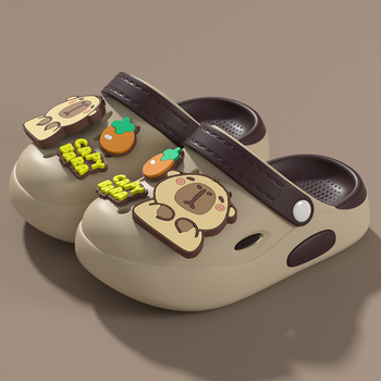 Sandale pentru copii din EVA perforate — slip-on, unisex, fără căptușeală, antiderapante interne