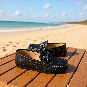 Pantofi pentru copii cu perforații, partea superioară din piele split, branț din piele naturală, manufactură manuală, gardă joasă, stil coreean