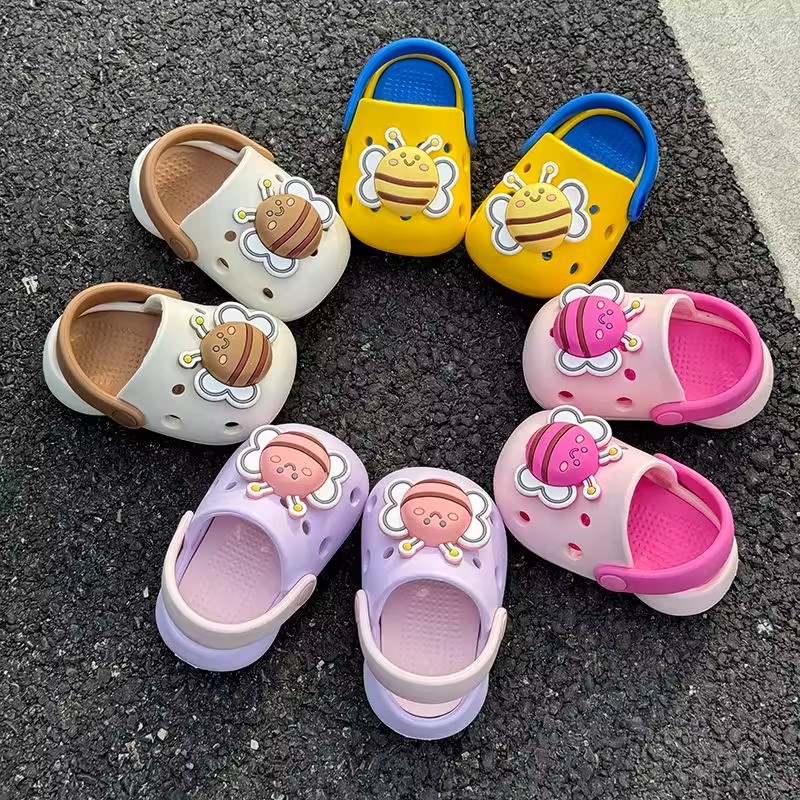 Pantofi de plajă pentru copii, cu partea superioară din EVA, pentru vârstele 2–5 ani, fără căptușeală, stil Cartoon Paradise