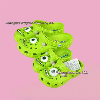 Sandale cu partea superioară EVA și talpa EVA; respirante, impermeabile și antiderapante; înălțimea călcâiului 2 cm; stil Cartoon Paradise; pentru bărbați 18–40 ani; lansate vara 2025.