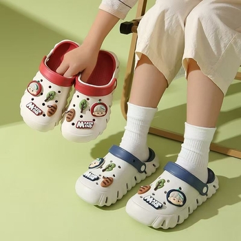 Mingya Dječje EVA sandale za plažu - Unisex, Cartoon Paradise Stil, Dvostruka Upotreba, Dvobojna Potplata