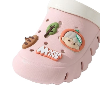 Mingya Dječje EVA sandale za plažu - Unisex, Cartoon Paradise Stil, Dvostruka Upotreba, Dvobojna Potplata