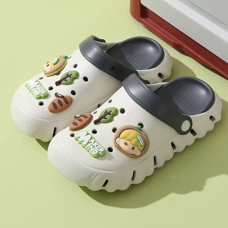 Mingya Dječje EVA sandale za plažu - Unisex, Cartoon Paradise Stil, Dvostruka Upotreba, Dvobojna Potplata