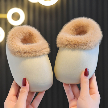 Pantofi-cizmă din bumbac impermeabili pentru copii, stil prințesă (Vârsta 1–6 ani, EVA partea superioară, EVA talpa, călcâi închis, Iarnă 2024)