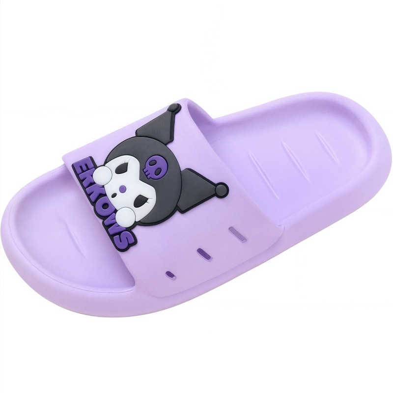 Papuci de copii cu model desen animat, partea superioară și talpa din PVC, unisex, impermeabili, anti-alunecare, lansate în toamna 2023.