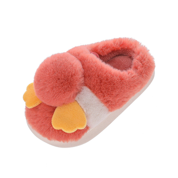 Papuci din bumbac pentru copii 1–3 ani – model cu desene animate, talpă antiderapantă, încălțăminte de interior caldă pentru iarnă