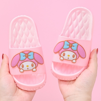 Papuci de PVC pentru fetițe, model animal, stil prințesă, talpă antiderapantă, impermeabili, deodorizante, pentru vârste 1–12 ani.