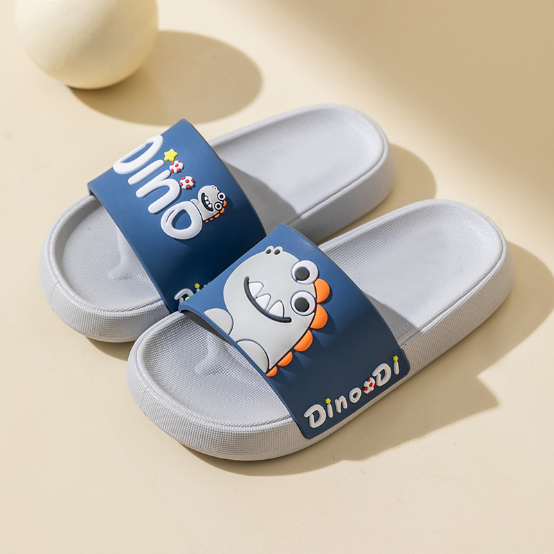 Papuci de copii - Model desen animat, partea superioară PVC și talpă PVC, antiderapant, vară