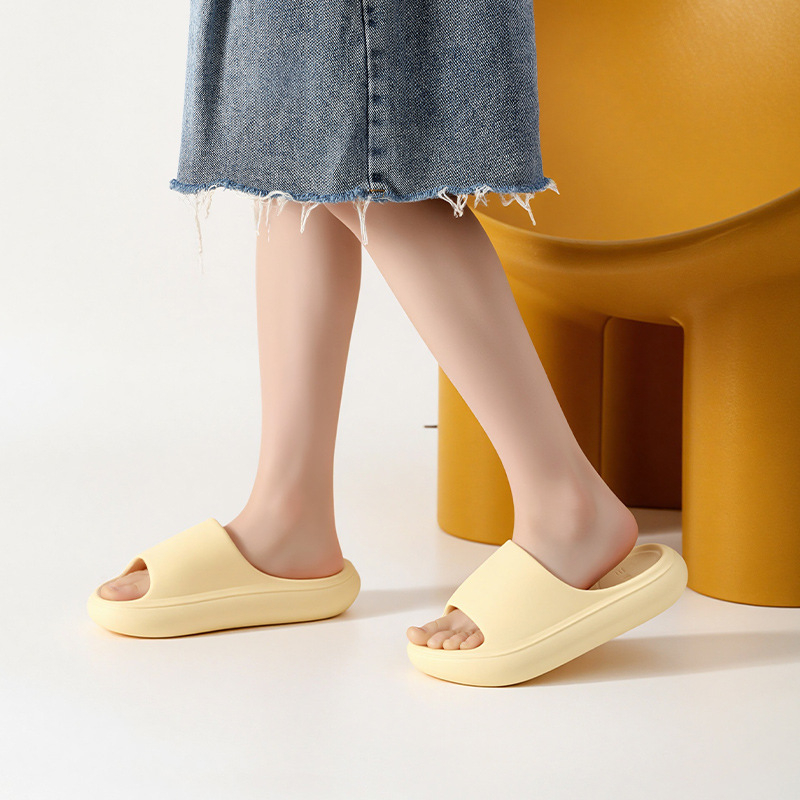 Jishijia Sandale EVA pentru copii, unisex, pentru uz casnic — anti-derapare, minimalist, vară 2025, pentru copii 7–16 ani