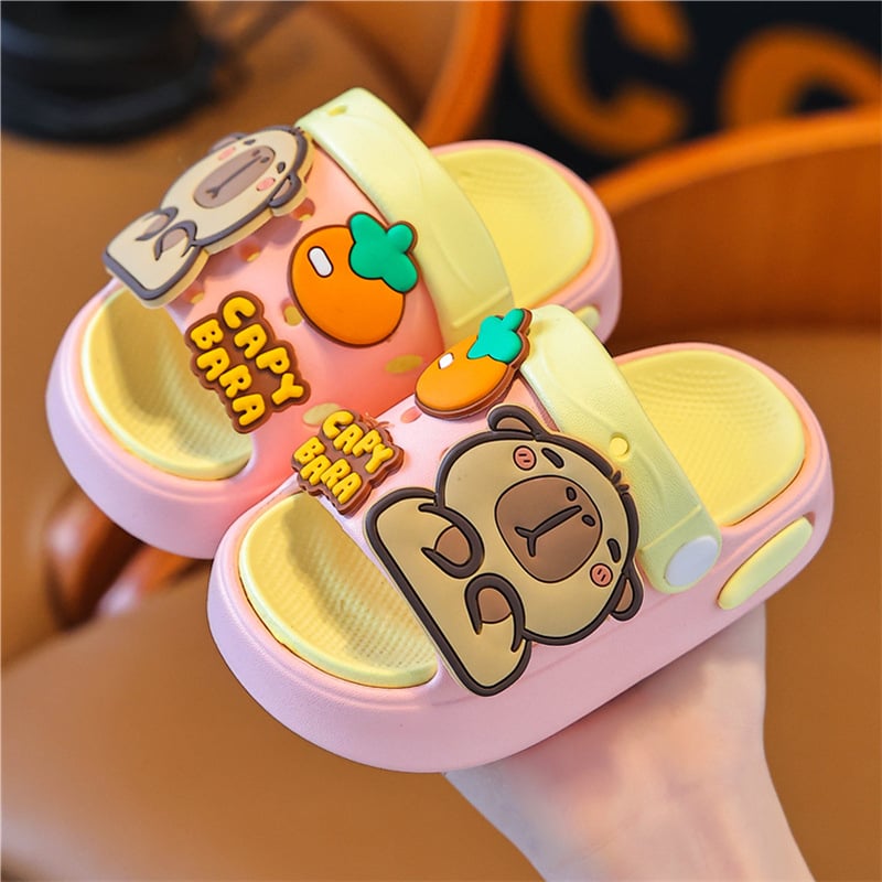 Gyerek Cartoon EVA papucs | Uniszex, EVA felső és talp, csúszásmentes, nyár