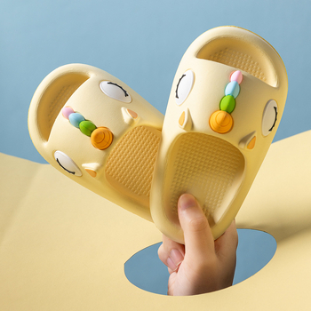 Gyerekeknek szandál nyárra, EVA felső rész és EVA talp, unikornis mintával, lélegző és csúszásmentes, 4–12 éveseknek