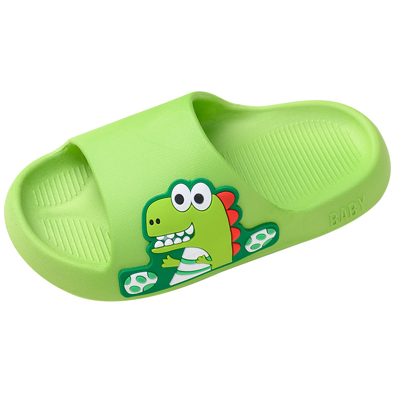 Gyermekeknek szánt rajzfilmszerű dinoszaurusz szandál, PVC felsőrész és talp, légáteresztő, csúszásmentes, szagtartó