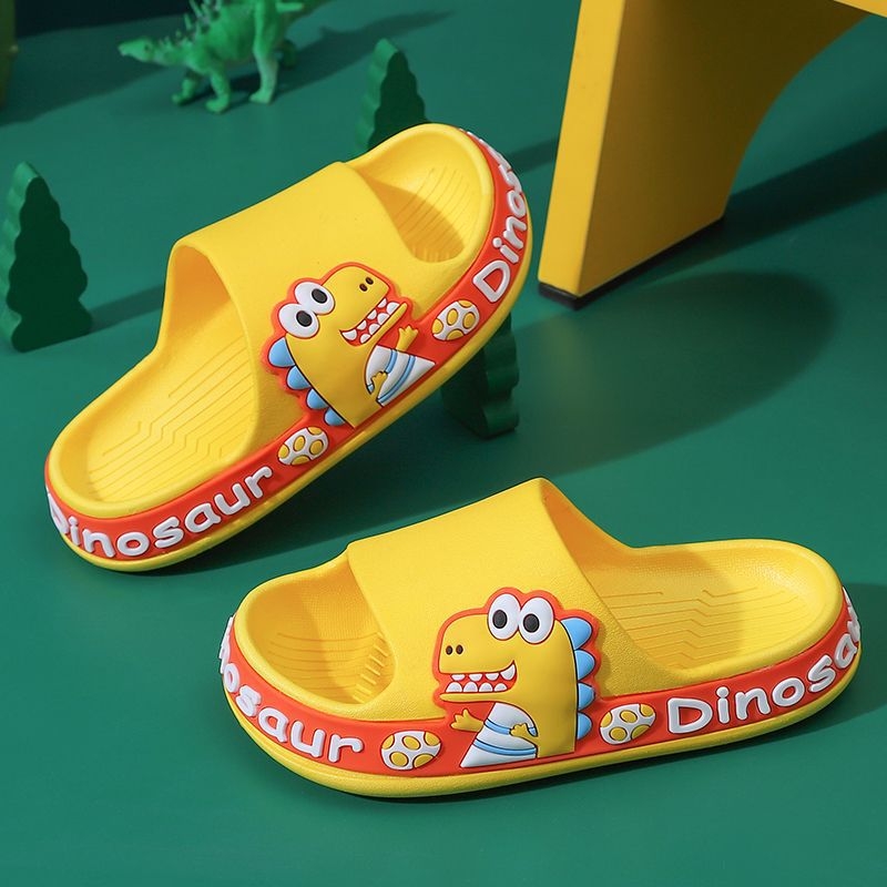 Dječje PVC flip-flopice s cartoon uzorkom, prozračne, protuklizna podloga, ljeto 2025