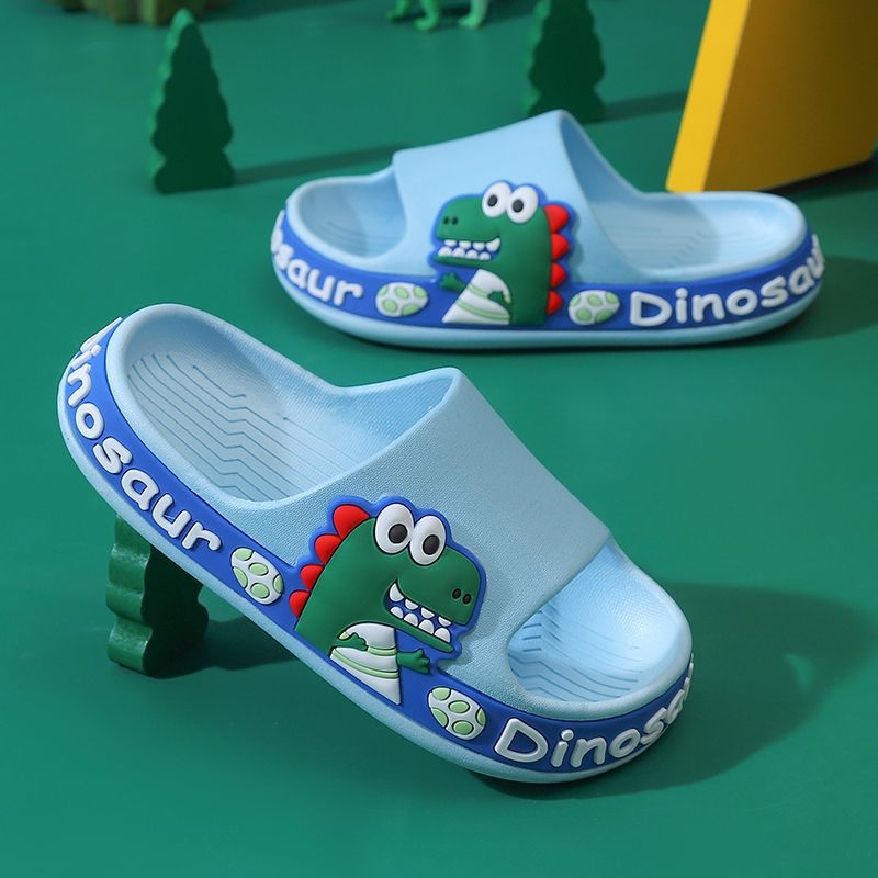 Dječje PVC flip-flopice s cartoon uzorkom, prozračne, protuklizna podloga, ljeto 2025