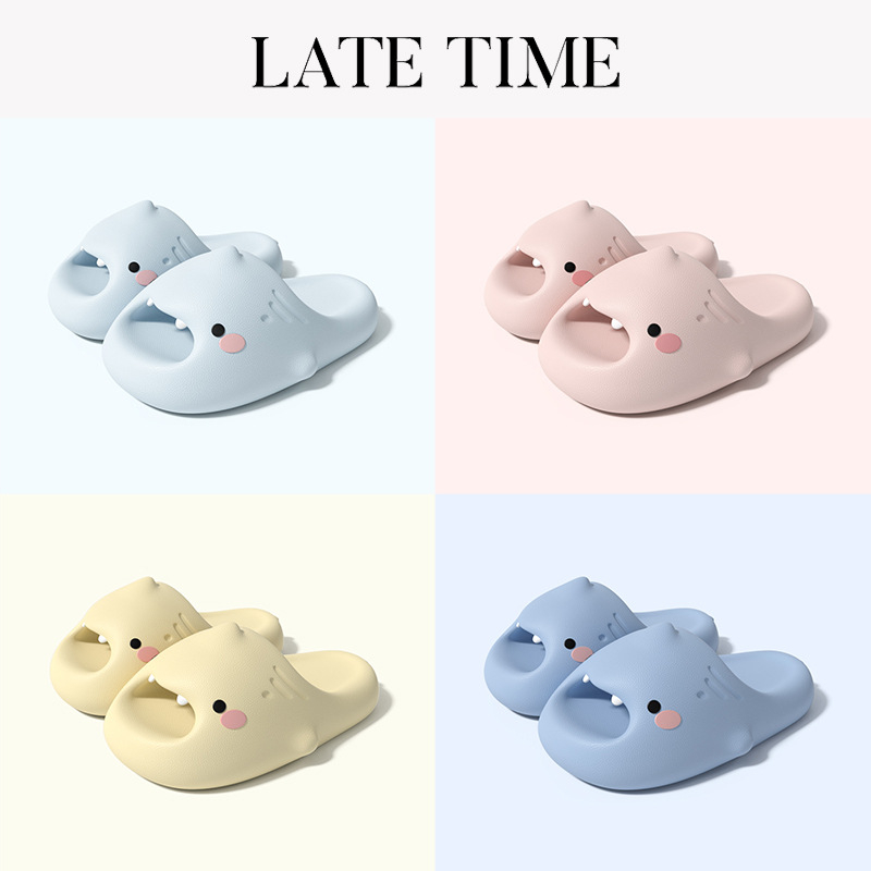 Dječje EVA sandale s motivom morskog psa, unisex, za ljeto, EVA gornji dio i potplat, uzrast 1–12 godina.