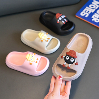 Gyerekek EVA szandálok | Cartoon mintás, lélegző, csúszásmentes, vastag talpú beltéri szandálok, uniszex, 4–12 évesek