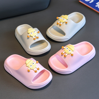 Gyerekek EVA szandálok | Cartoon mintás, lélegző, csúszásmentes, vastag talpú beltéri szandálok, uniszex, 4–12 évesek