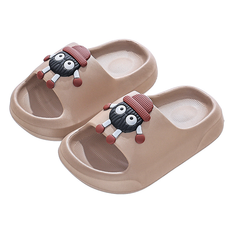 Gyerekek EVA szandálok | Cartoon mintás, lélegző, csúszásmentes, vastag talpú beltéri szandálok, uniszex, 4–12 évesek