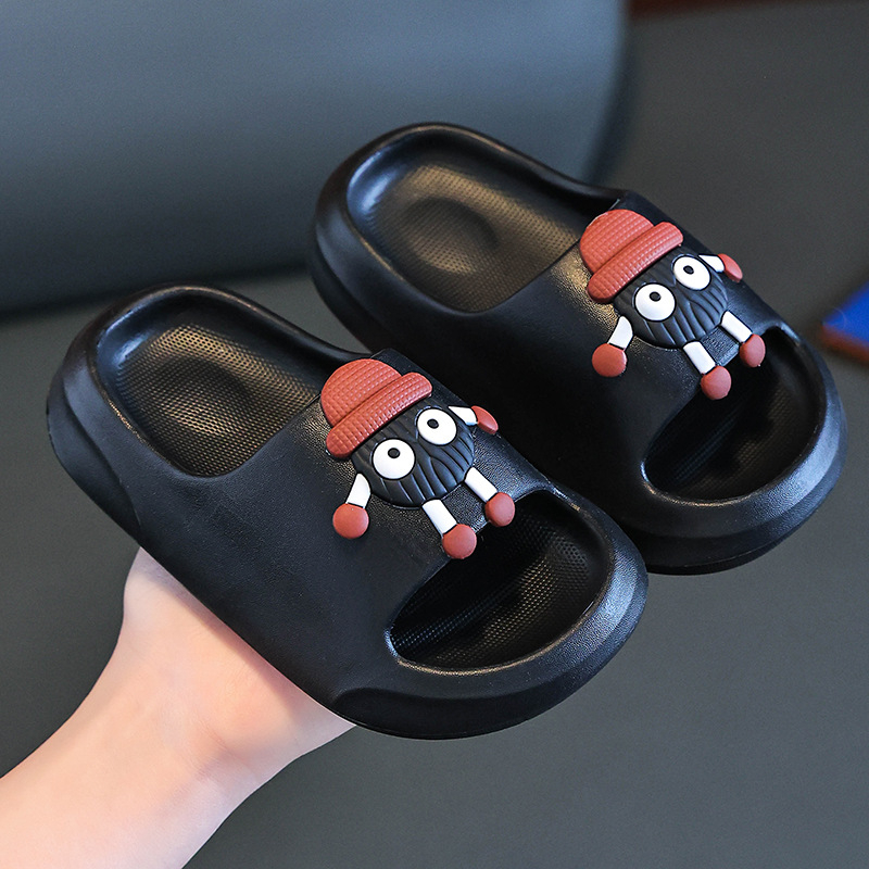 Gyerekek EVA szandálok | Cartoon mintás, lélegző, csúszásmentes, vastag talpú beltéri szandálok, uniszex, 4–12 évesek