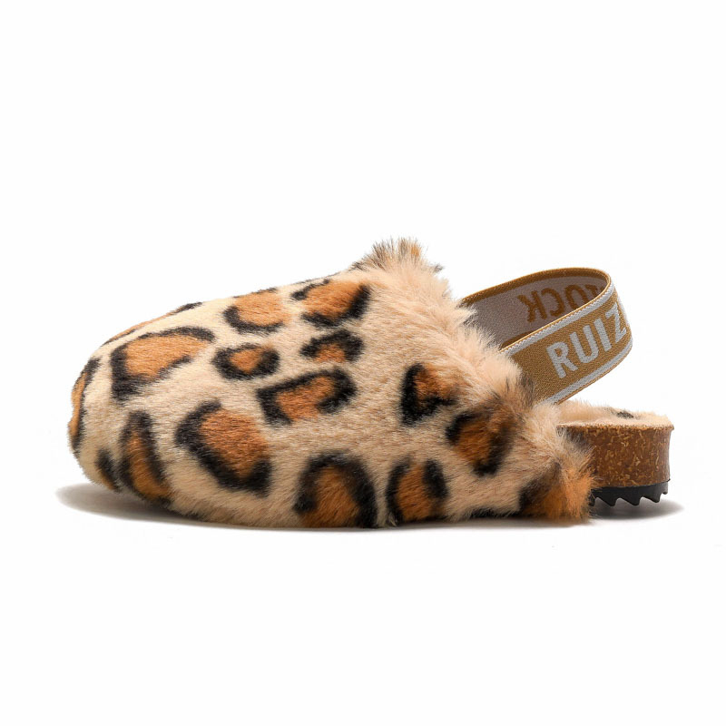 Gyerekek velúrpapucs állatmintával, rugalmas slip-on, fleece bélés, gumírozott talp, 1–3 és 4–6 éveseknek