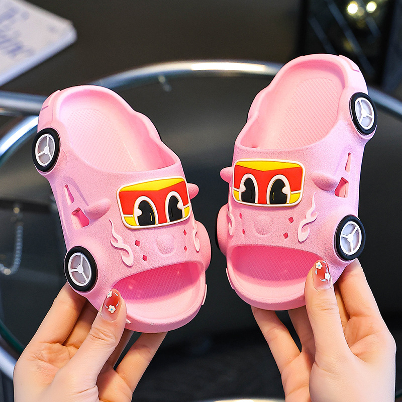Dječje svjetleće sandale s motivom automobila, unisex