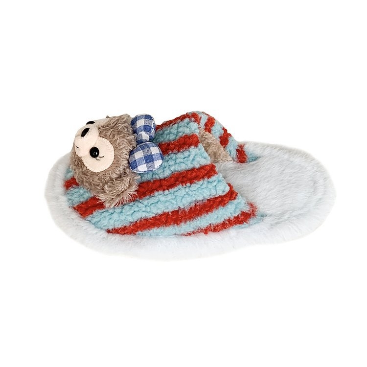 Gyerekeknek szóló plüss pamut papucs rajzfilm mintával, 7–12 éveseknek, gumírozott talp