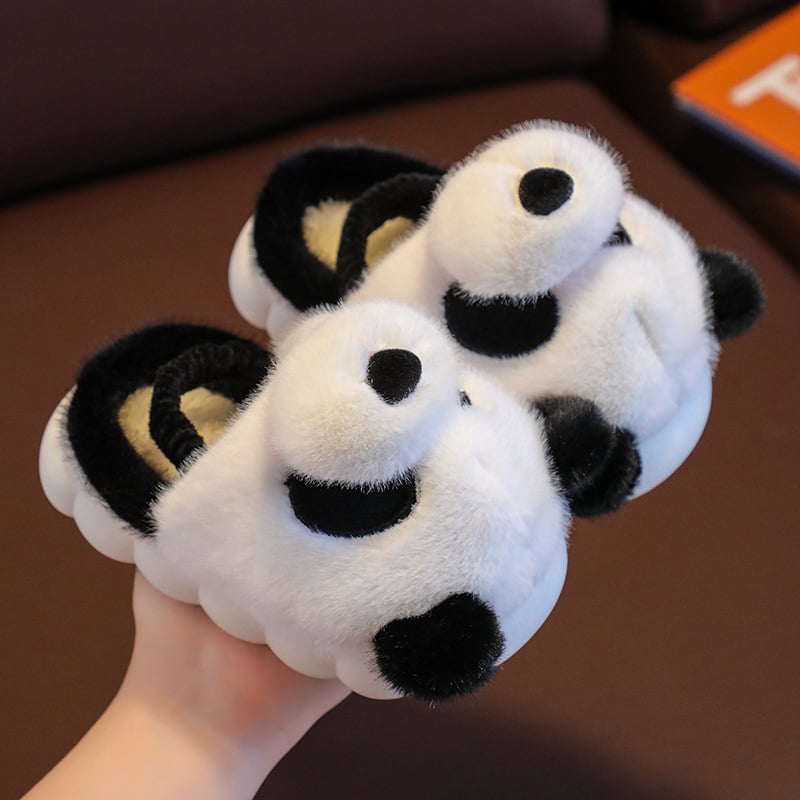 Gyermek pamut papucs beltéri használatra, PVC talp, rajzfilm mintával, 2024 tél, 1–16 évesek számára