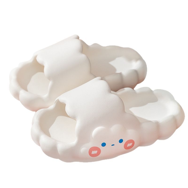 Papuci EVA de vară pentru fete, model nor, antiderapant, cu partea superioară EVA și talpa EVA, pentru copii între 4 și 12 ani