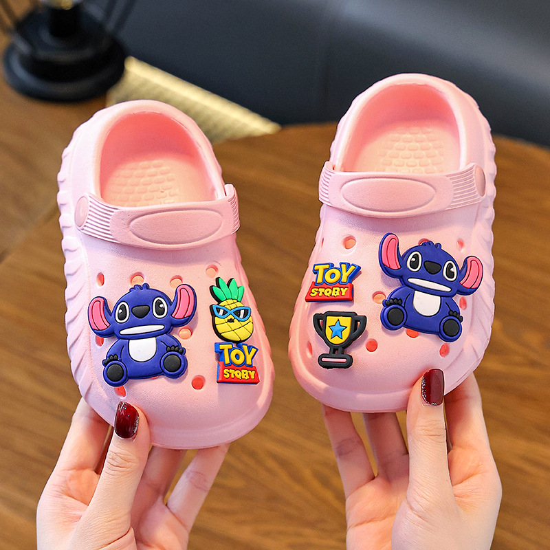 Dječje Crocs stila papuče s dizajnom Stitch, nesklizavajuća mekana potplat, za unutarnju i vanjsku upotrebu