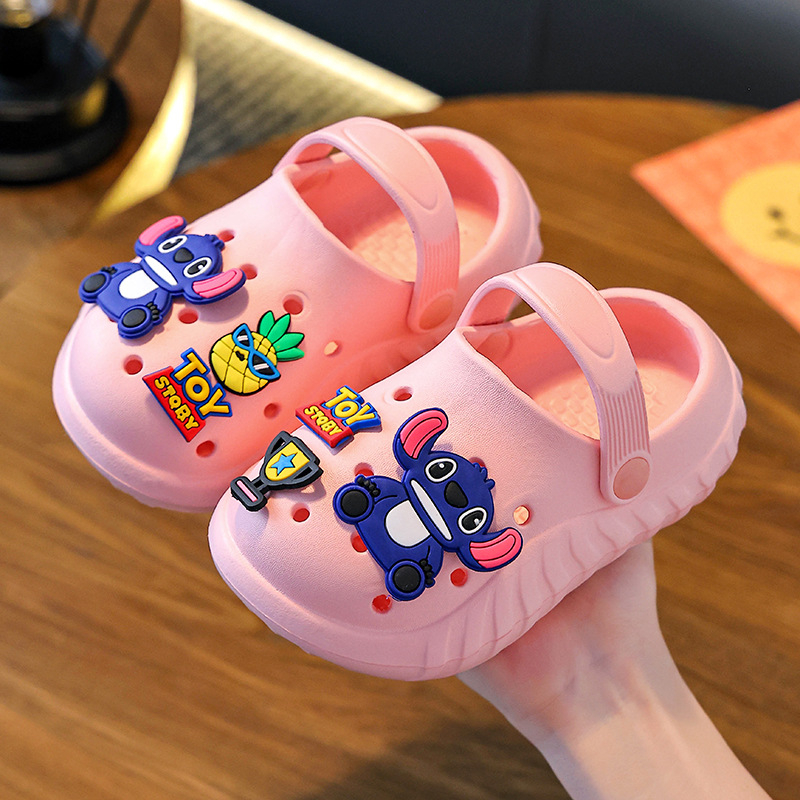 Dječje Crocs stila papuče s dizajnom Stitch, nesklizavajuća mekana potplat, za unutarnju i vanjsku upotrebu