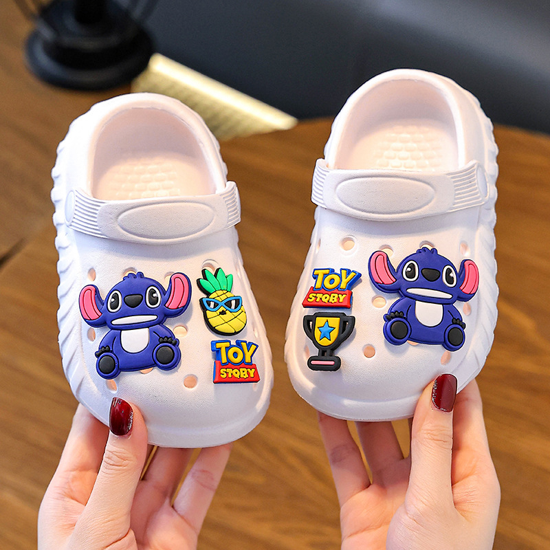 Dječje Crocs stila papuče s dizajnom Stitch, nesklizavajuća mekana potplat, za unutarnju i vanjsku upotrebu