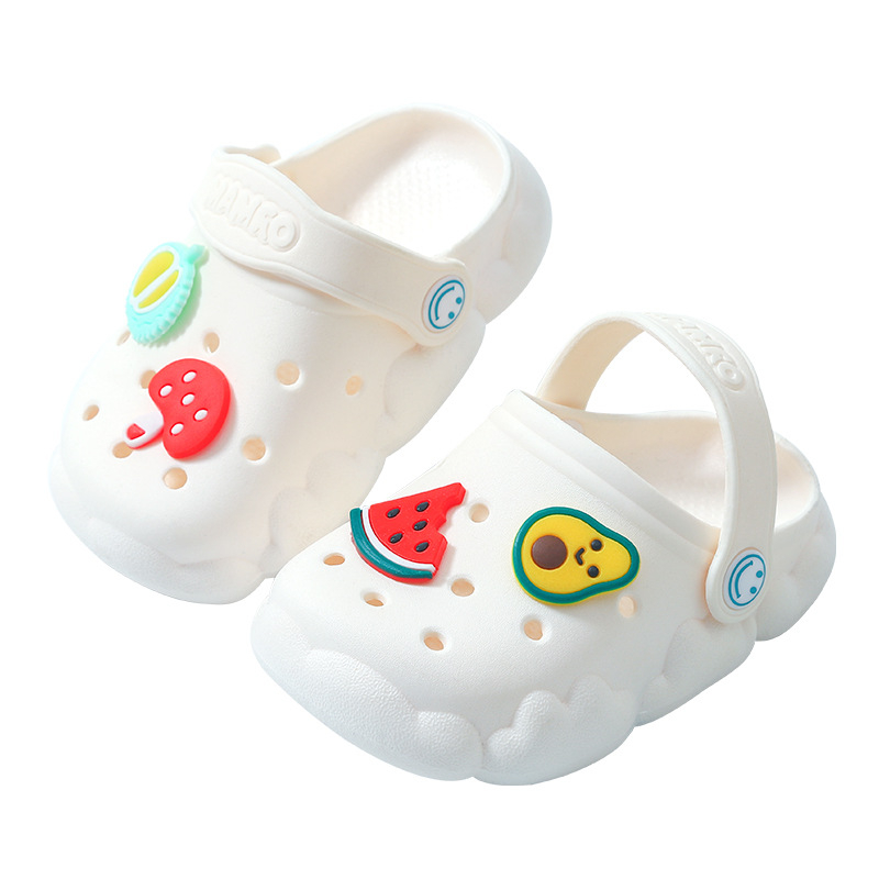 Dječje sandale Baotou stila, prozračne, lagane, unisex, gornji dio PVC, bez podstava, protuklizna potplata