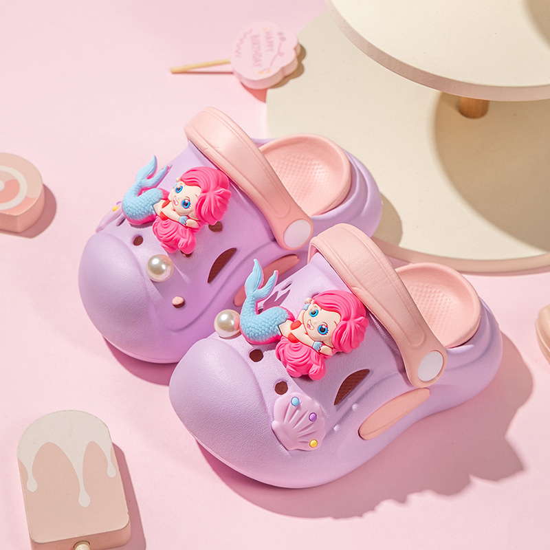 Dječje EVA protuklizne papuče s motivom sirene, za djevojčice, uzrast 2–14 godina