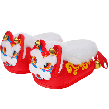 Cipele s tigrovom glavom, gornji dio od svile, potplat od platna, crtani uzorak, unisex, za djecu 1–3 godine