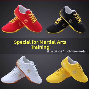 Tai Chi jalatsid treeninguks (Ülemine materjal: puuvill; Stiil: Hiina stiil; Tootekategooria: tiigripeaga kingad; Vanus: 1-3 aastat)