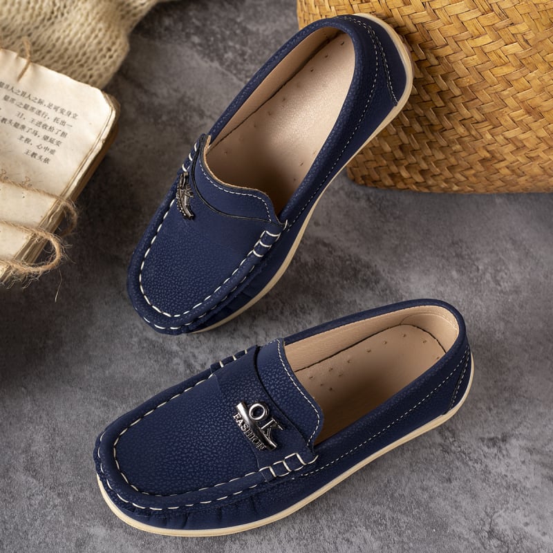 Dječje ručno šivane loaferice, unisex, dišuće, protivklizne, gornji dio od umjetne kože