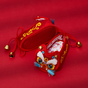 Dječje cipele s glavom tigra, platnene cipele s mekanom podstavom, izvezeni detalji, jesen-zima, HTX090