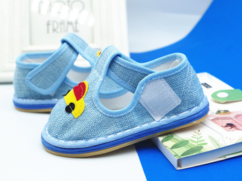 Ručni rad unisex dječje tenisice 1–3 godine, gornji dio od pamuka, Velcro kopčanje
