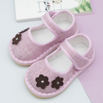Ručni rad unisex dječje tenisice 1–3 godine, gornji dio od pamuka, Velcro kopčanje