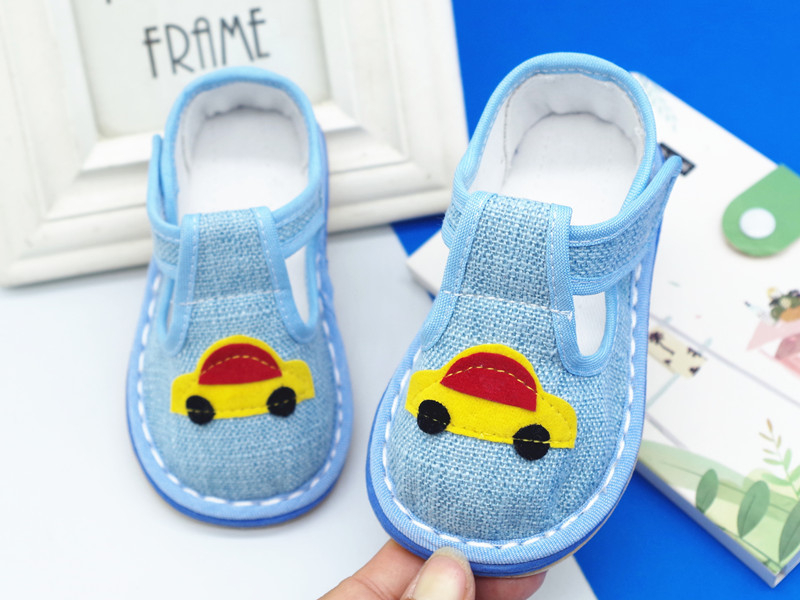 Ručni rad unisex dječje tenisice 1–3 godine, gornji dio od pamuka, Velcro kopčanje