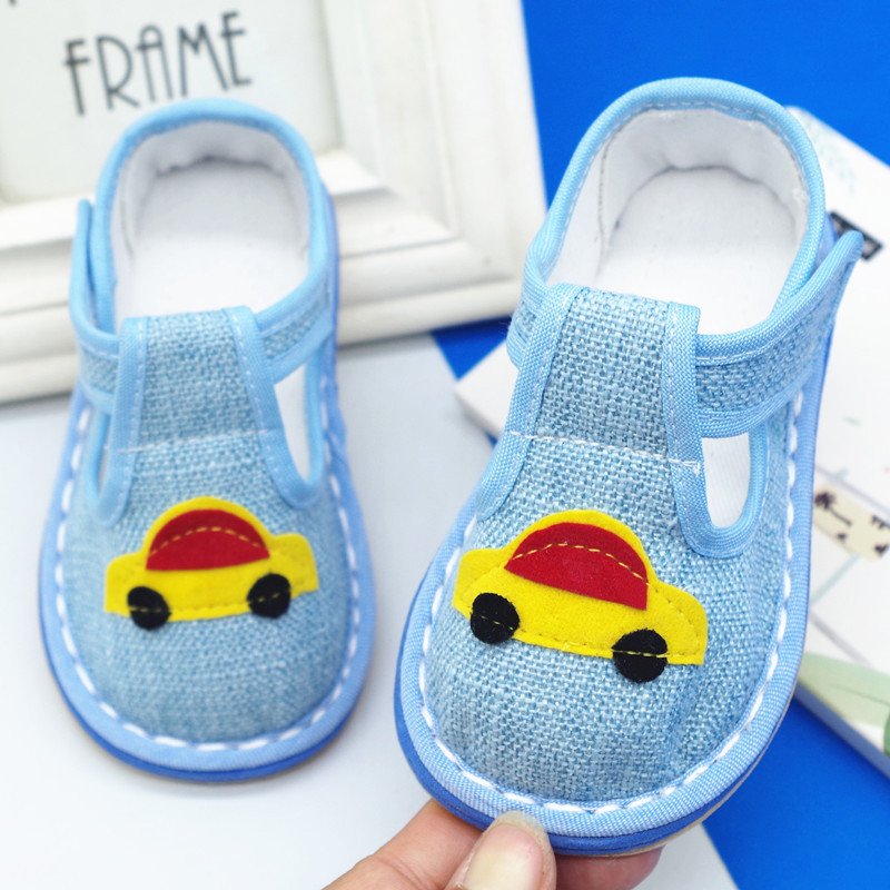 Ručni rad unisex dječje tenisice 1–3 godine, gornji dio od pamuka, Velcro kopčanje