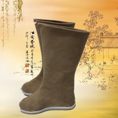 Pantofi de costum unisex, dinastii Han și Qing, înalți, talpă EVA, pentru copii