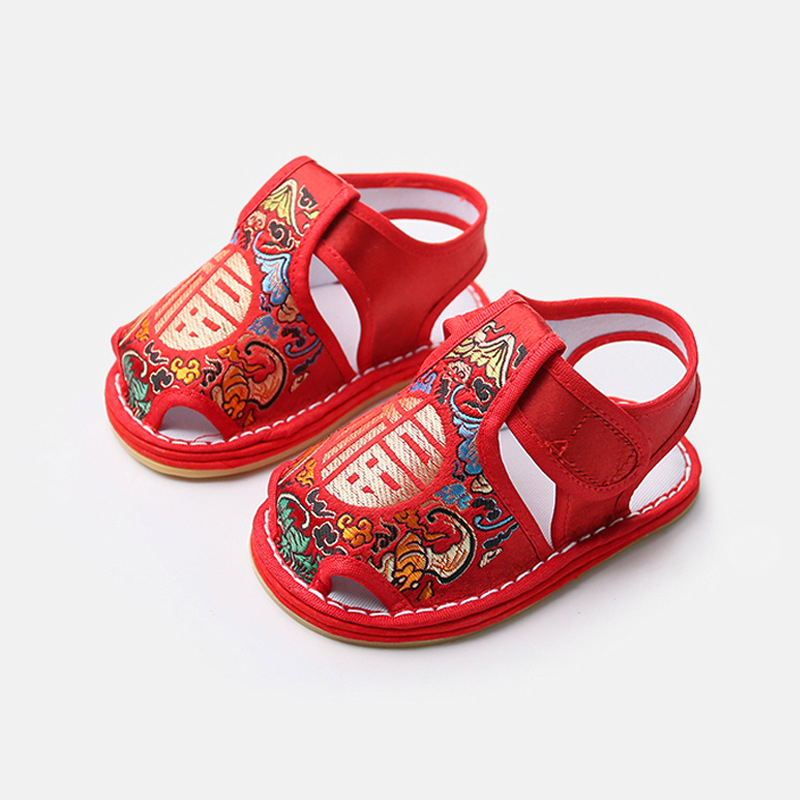 Dječje tenisice s glavom tigra, gornji dio od svile, gumeni potplat, Velcro zatvarač, uzrast 1–3 godine